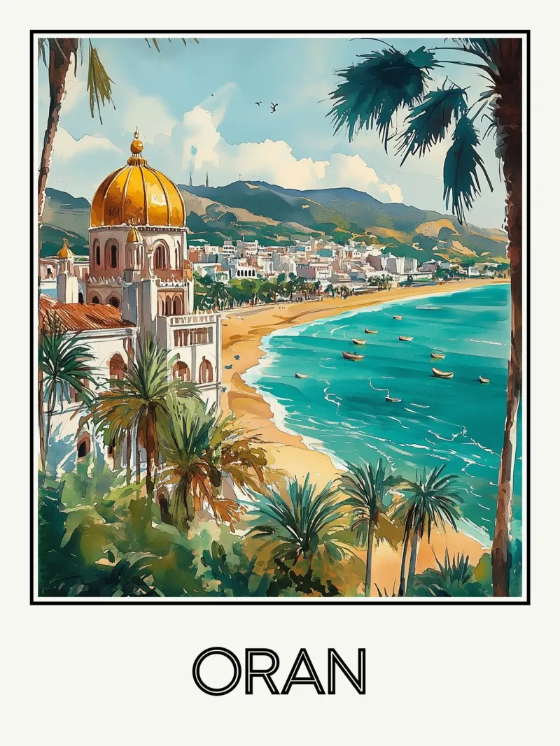 Oran poster con telaio in plastica da Frame the World