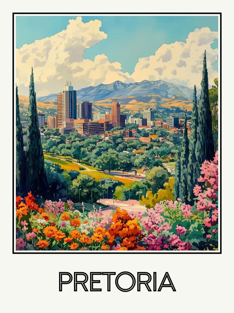 Pretoria poster da Frame the World