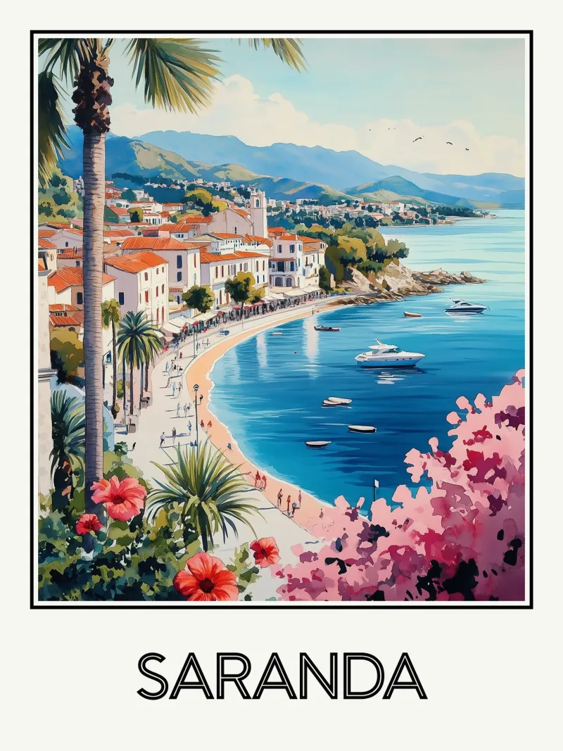 Saranda poster da Frame the World