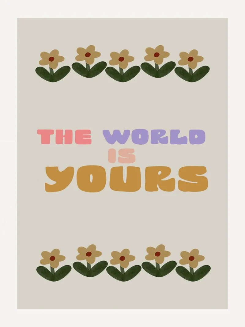 The World Is Yours pellicola backlit da treechild