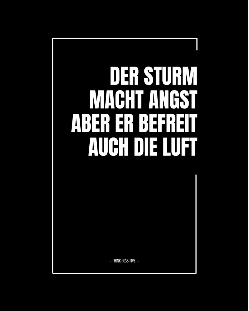 DER STURM BEFREIT carta hahnemühle da Einfach Uebel