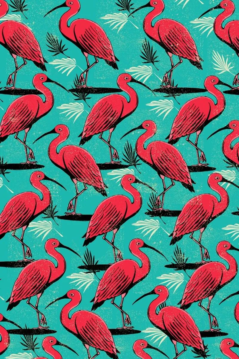 Scarlet Ibis pellicola backlit da Rocket68