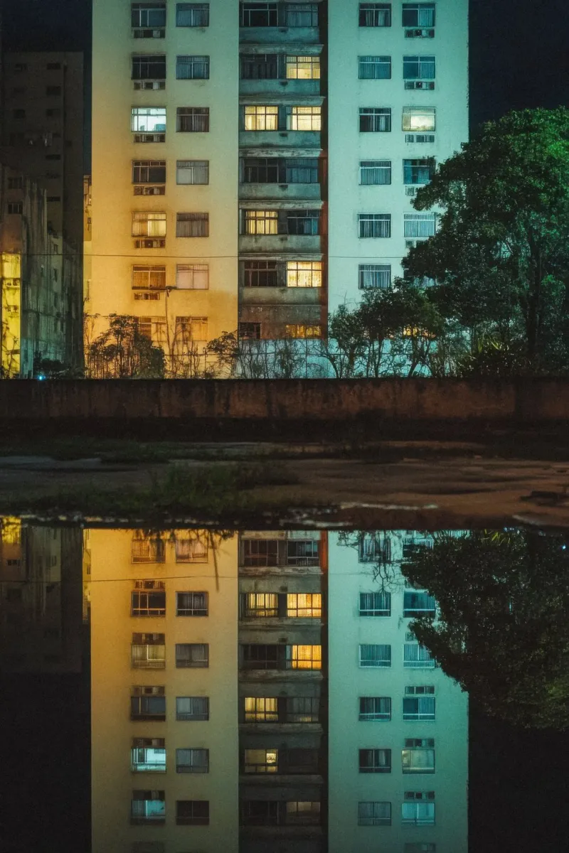 Rio de Janeiro e i suoi riflessi urbani pellicola backlit da By Night