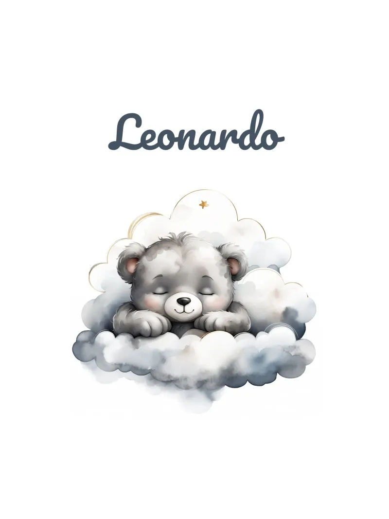 Orso addormentato plexiglass da Indigo Rain
