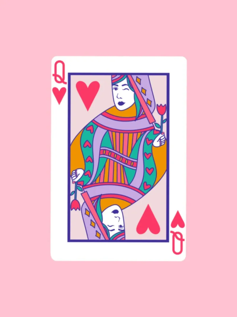 QUEEN OF HEARTS hahnemühle by LAUSEMIA DESIGN STUDIO