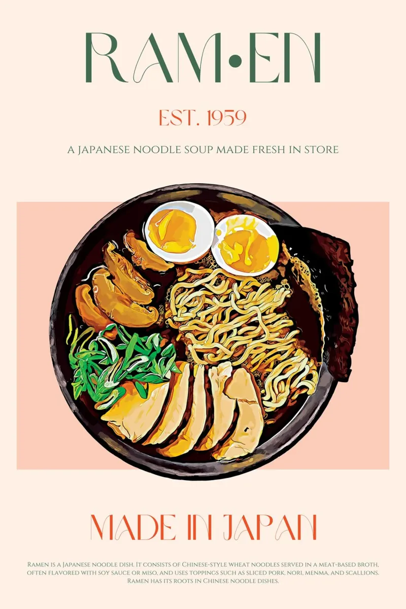Stampa Ramen carta hahnemühle da KOKRPrints