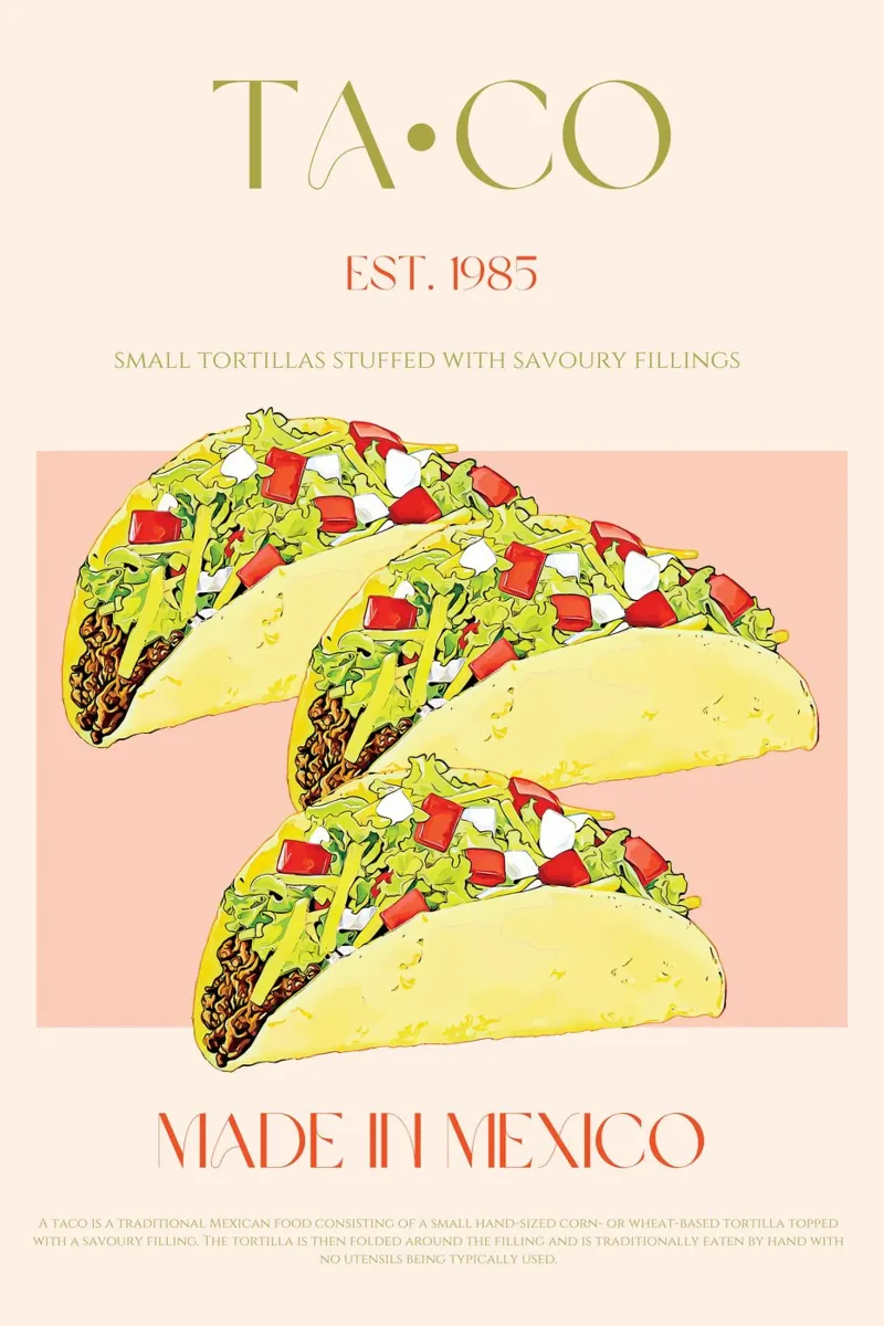 Taco Print plexiglass da KOKRPrints
