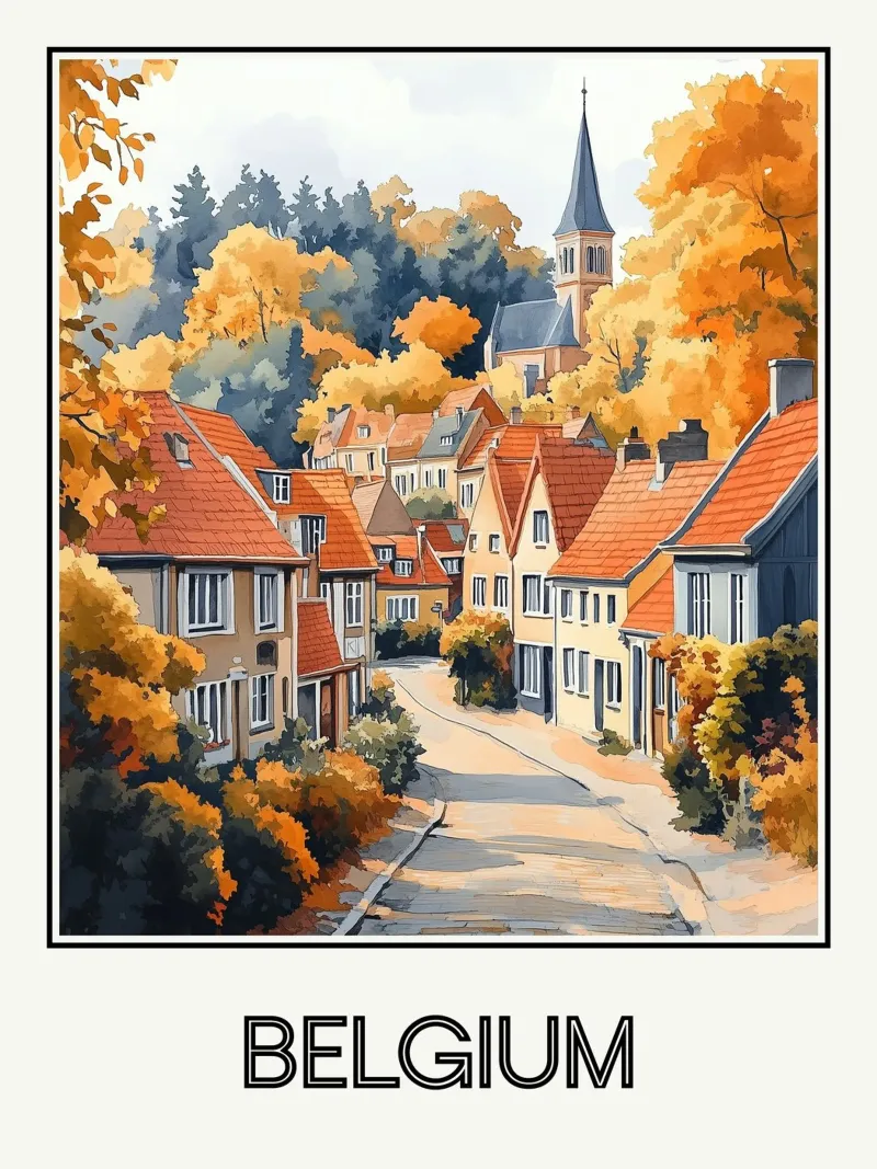 Belgio carta hahnemühle da Frame the World
