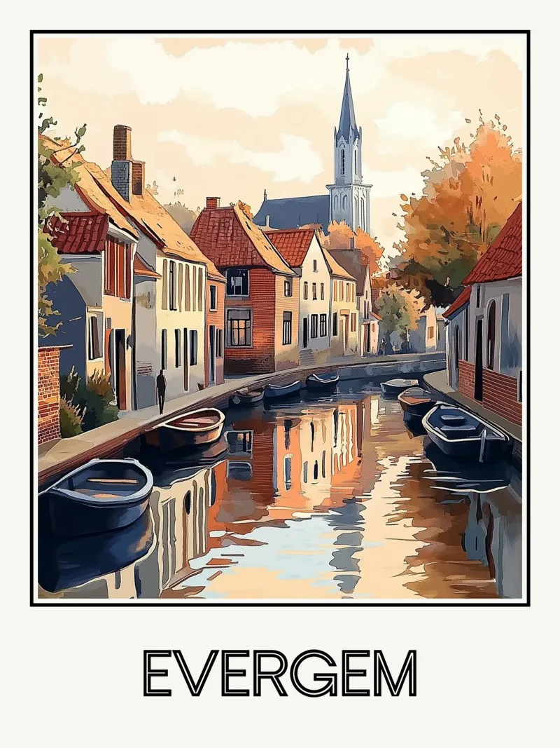 Evergem poster da Frame the World
