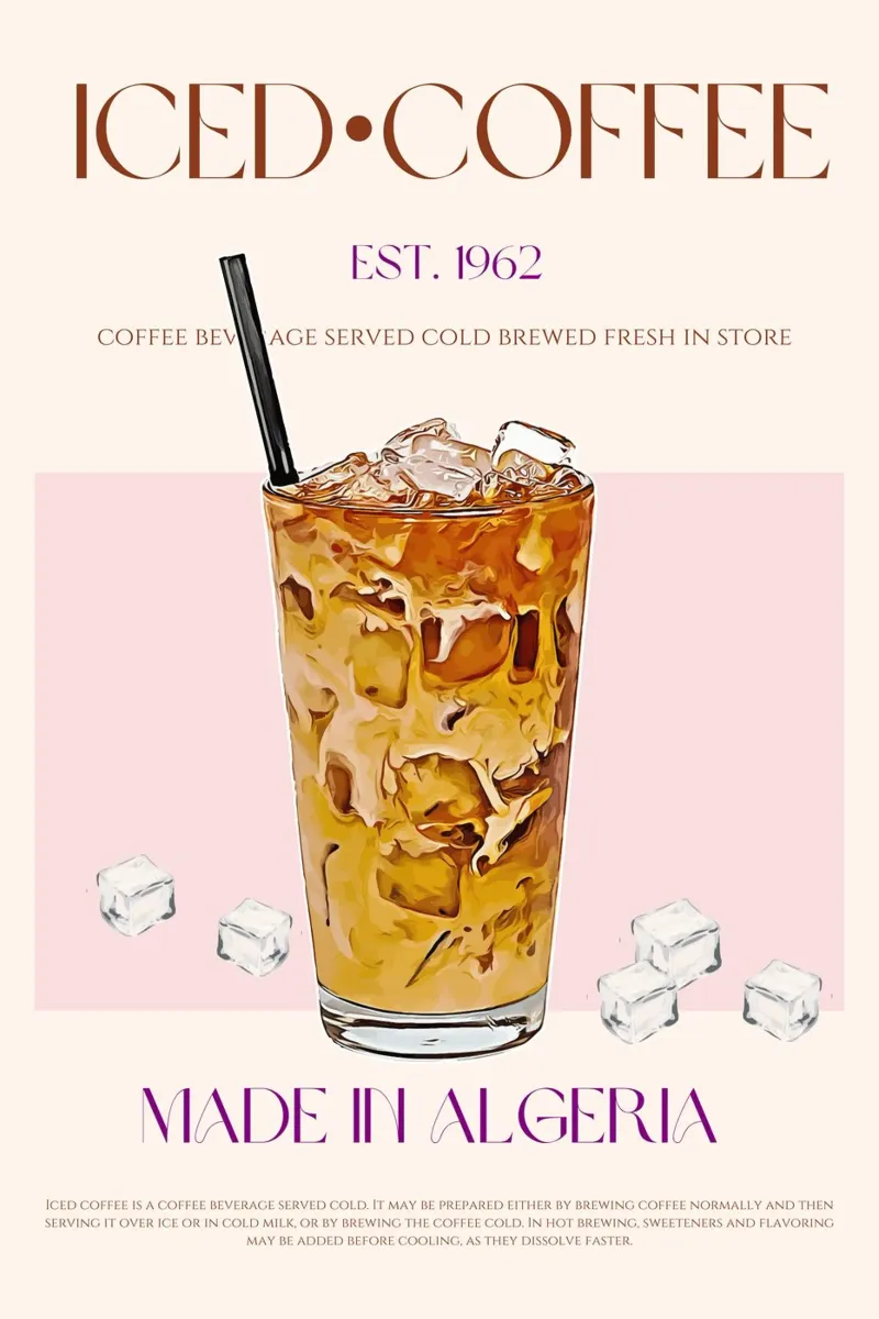 Stampa caffè freddo poster da KOKRPrints