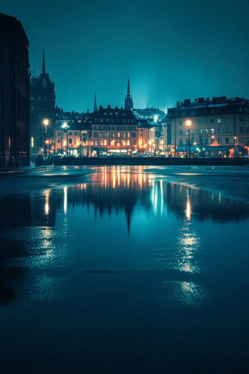 Riflessi luminosi di Stoccolma poster da By Night