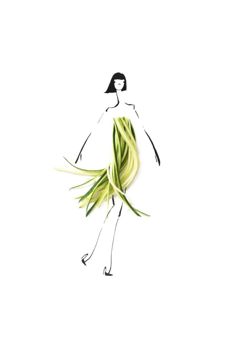 Zuccini forex plate by Gretchen Roehrs