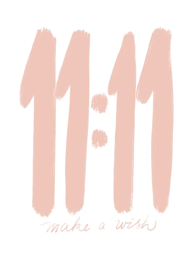 11:11 Make a Wish carta hahnemühle da Magnific