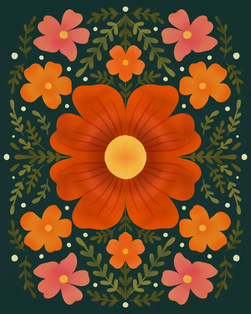 Fiori d'arancio carta hahnemühle da Wackapacka