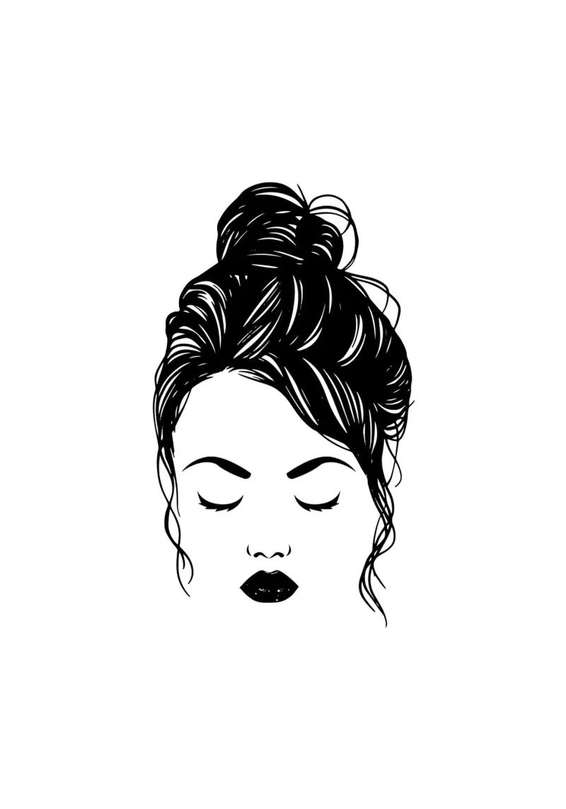 Portrait de femme poster da Idées & Création