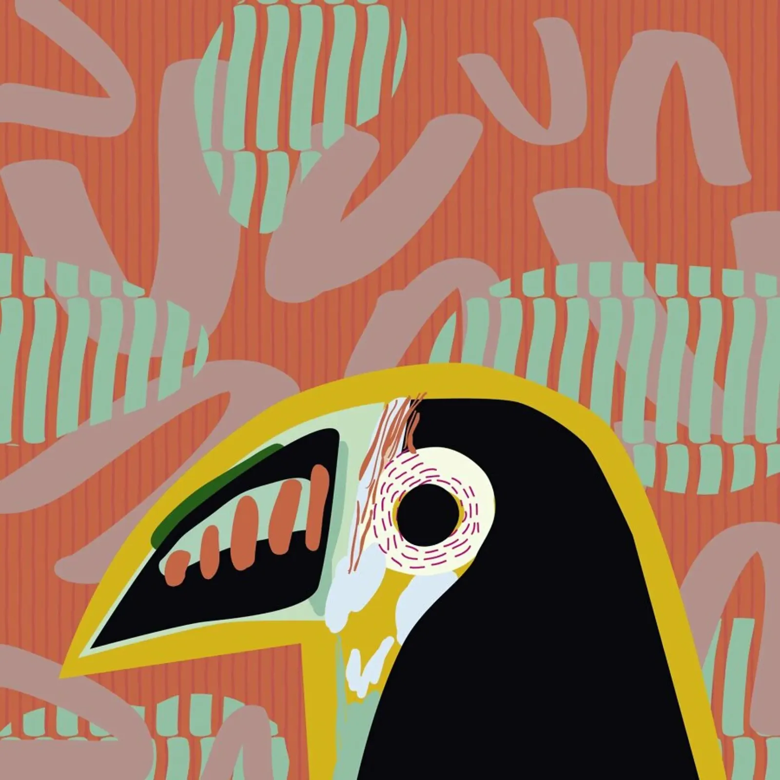 Tropical Toucan pellicola backlit da Mariery Young