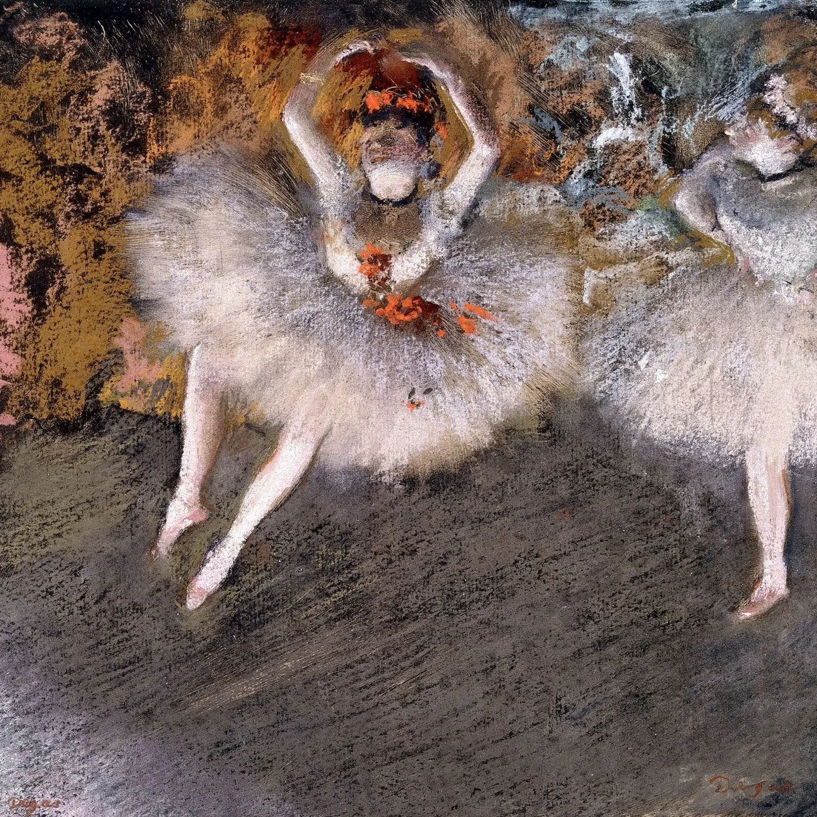 Edgar Degas - Le Pas Battu pellicola backlit da ARTOTHEK