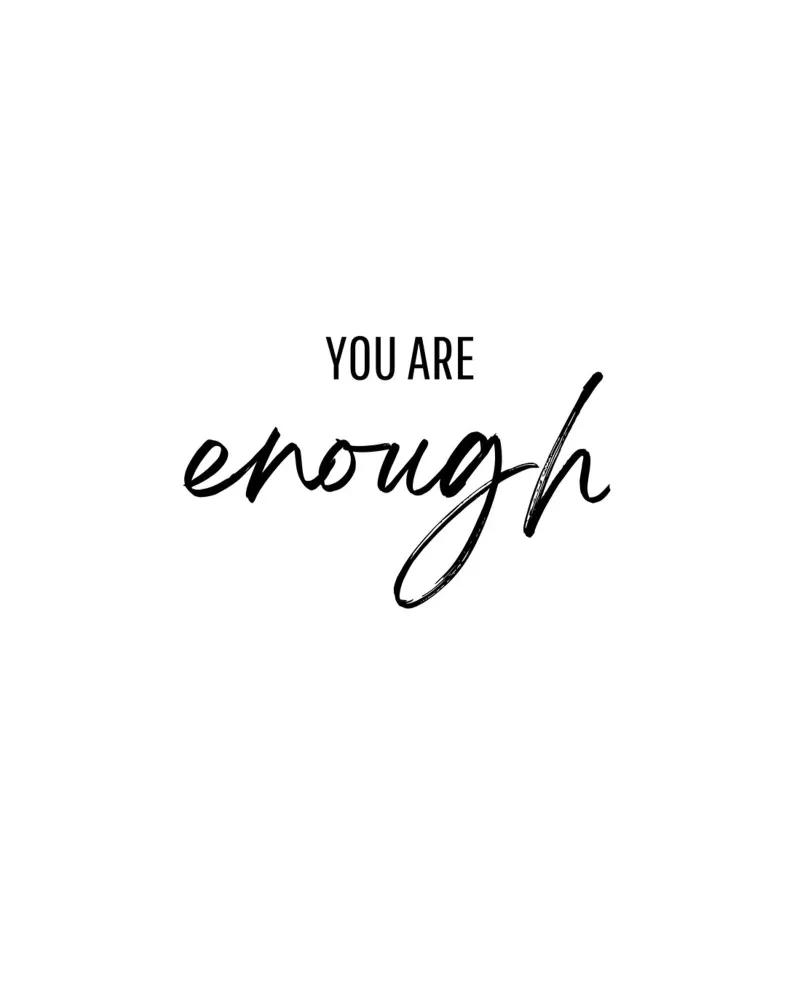 You are enough carta hahnemühle da designsbysophia