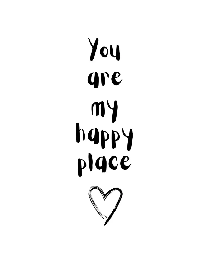 You are my happy place <3 alu-dibond by designsbysophia