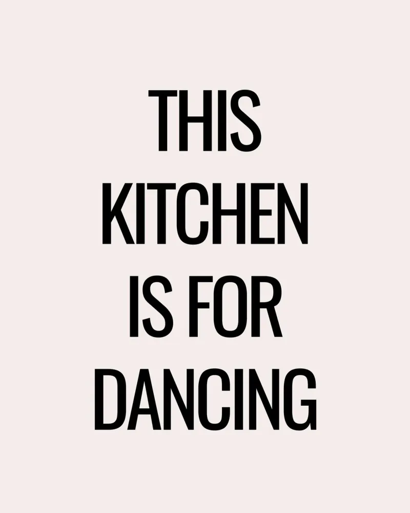 This kitchen is for dancing pellicola backlit da designsbysophia