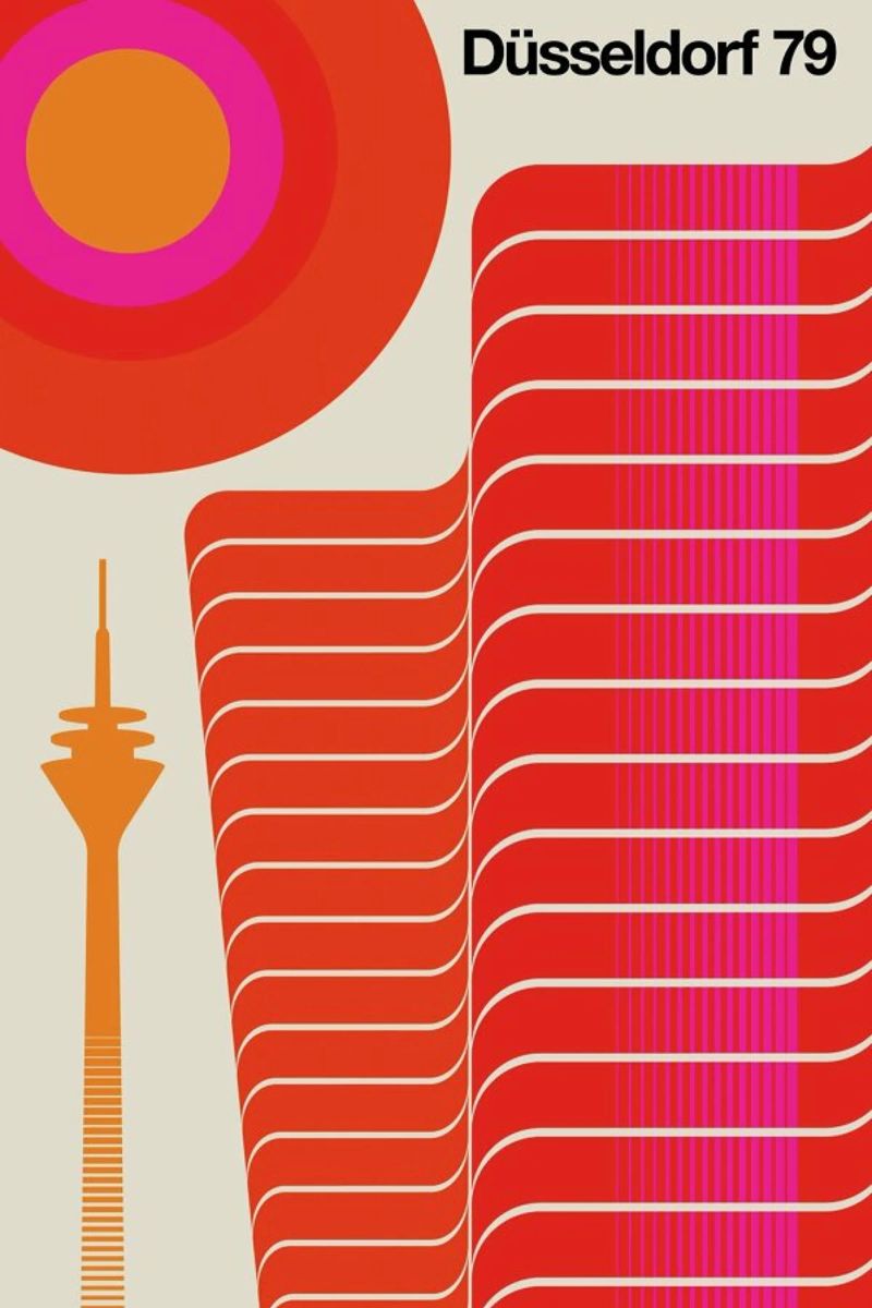 Düsseldorf 79 Poster von Bo Lundberg