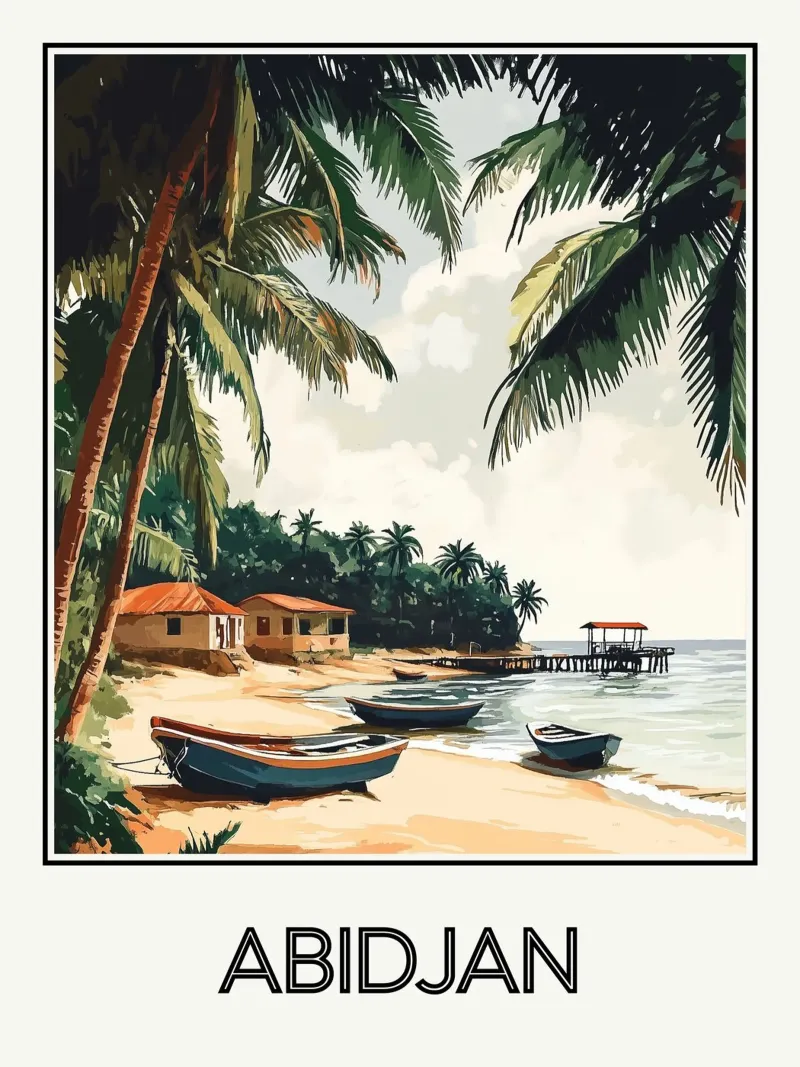 Abidjan poster da Frame the World