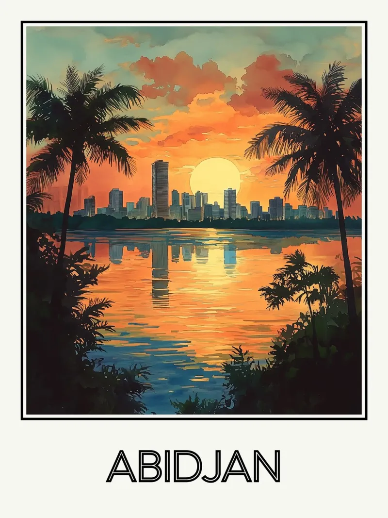 Abidjan poster da Frame the World