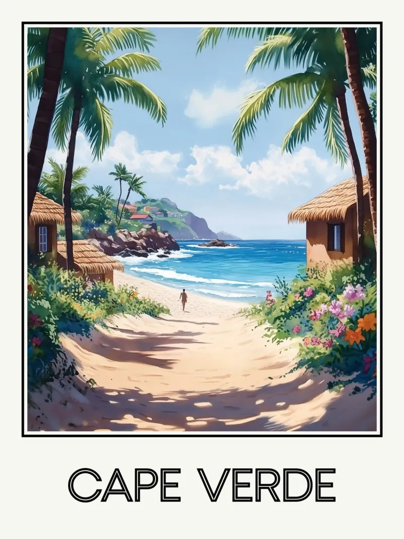 Capo Verde alluminio dibond da Frame the World