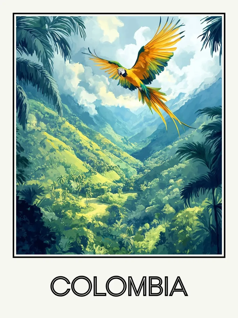 Colombie poster da Frame the World