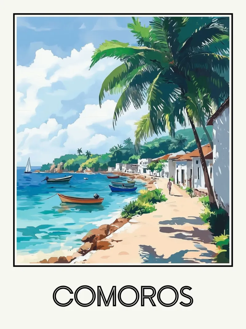 Comores poster da Frame the World