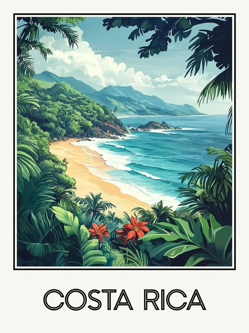Costa Rica poster da Frame the World