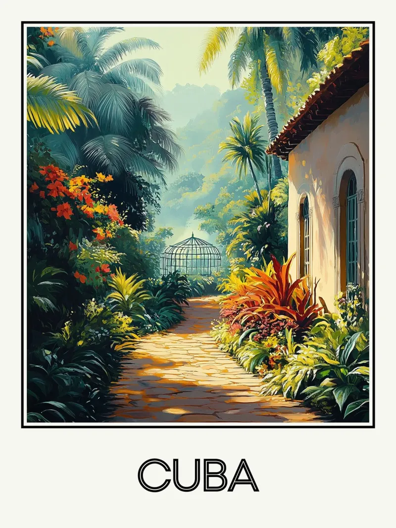 Cuba poster da Frame the World