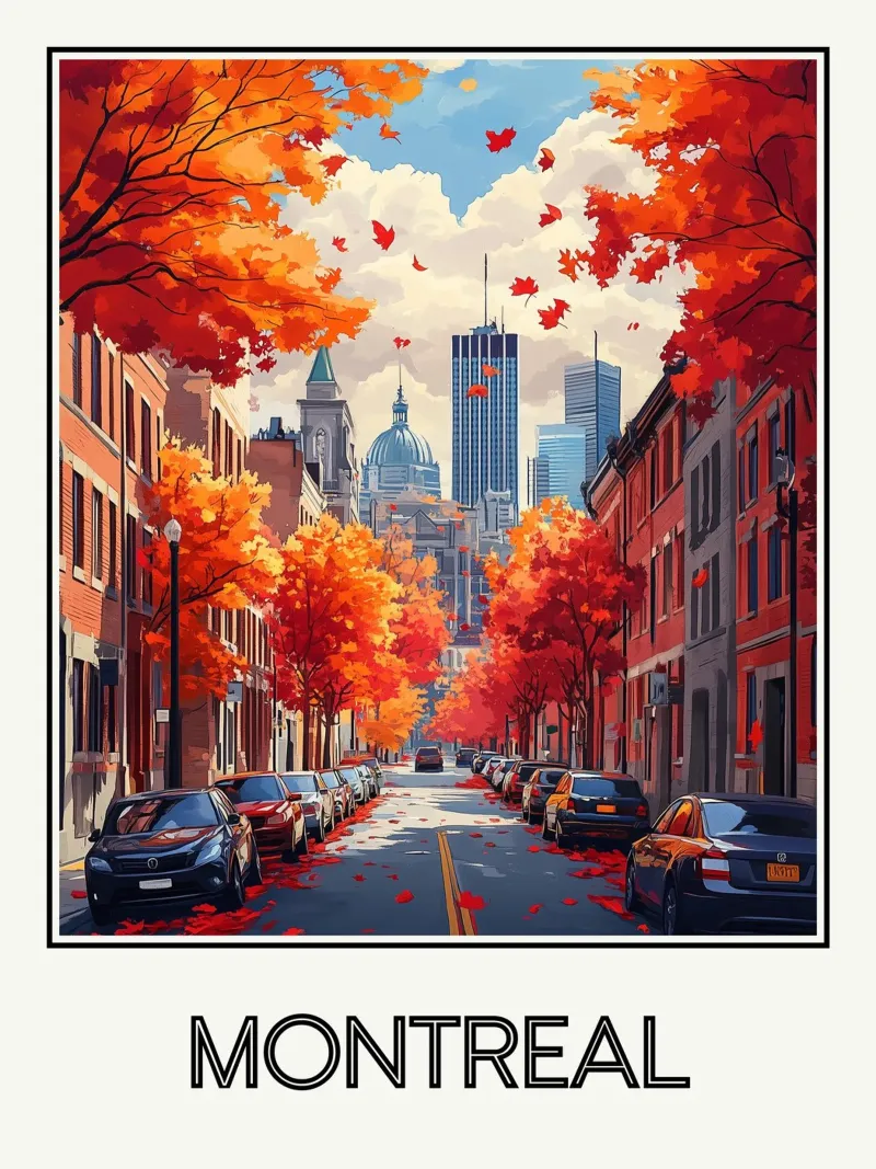 Montréal hahnemühle by Frame the World