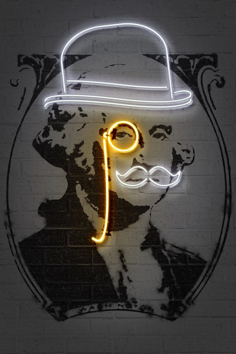 Washington poster avec cadre en aluminium de Octavian