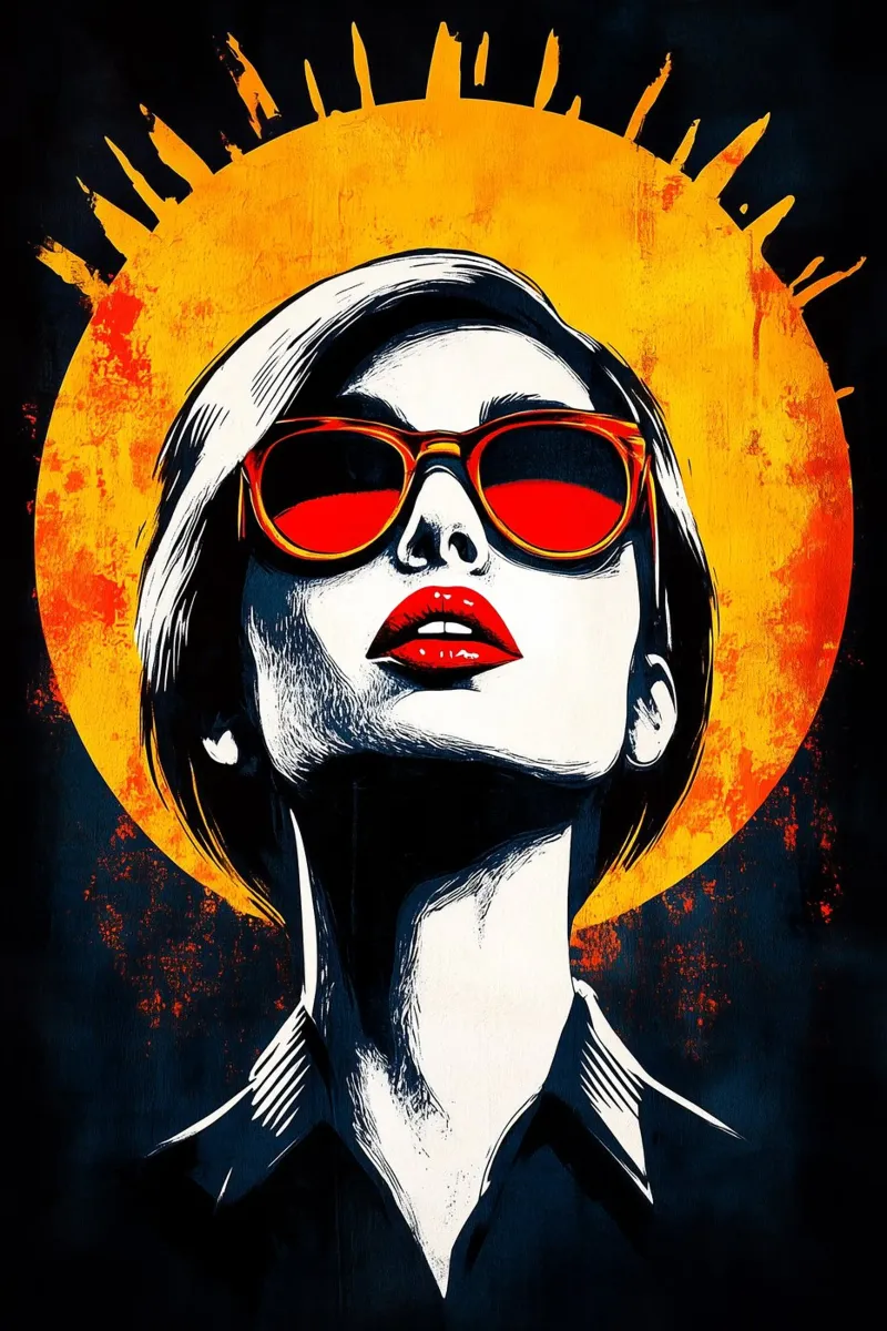 The sun in view canvas by melipo-art