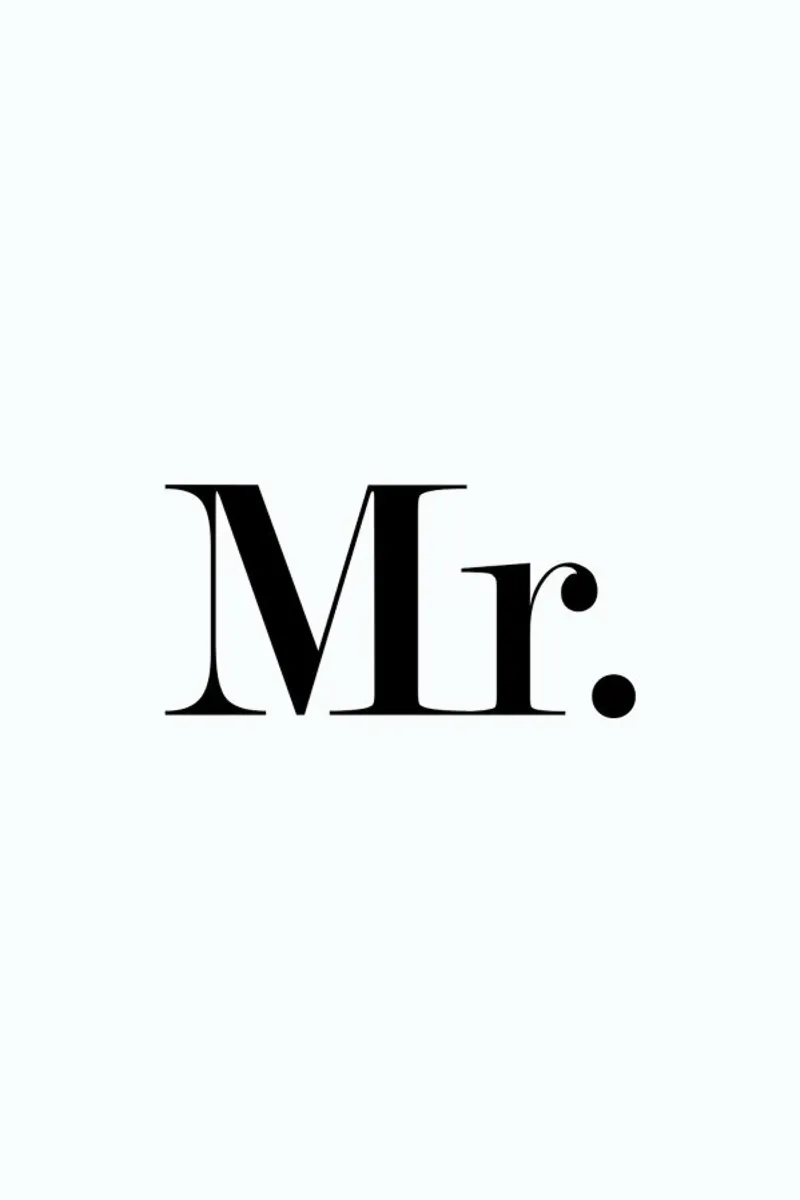 Mr. poster con telaio in plastica da Mottos by Sinan Saydik