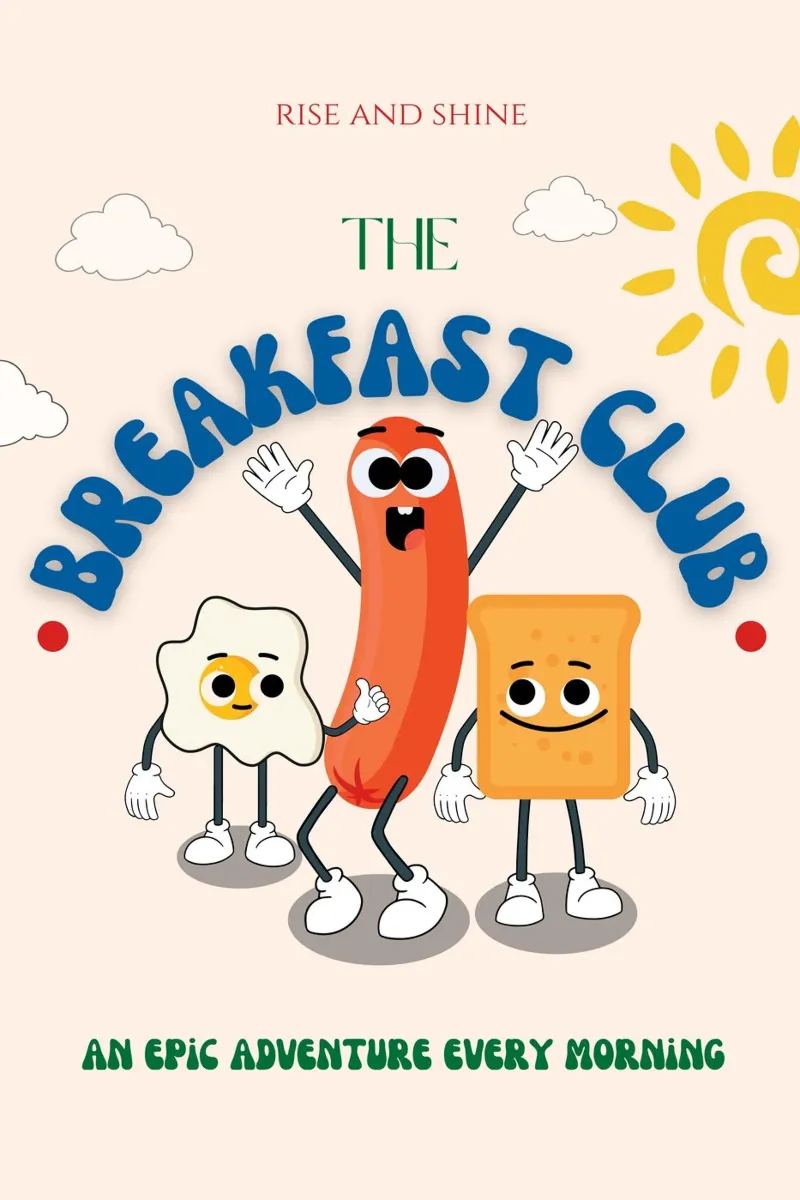Stampa di The Breakfast Club poster con telaio in alluminio da KOKRPrints