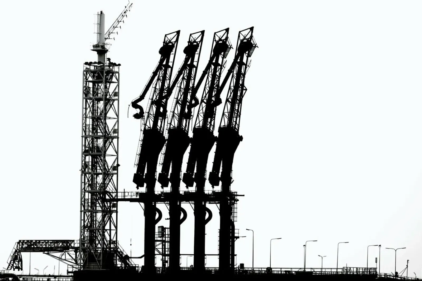 Rotterdam Harbour - Jan Nietzen alluminio dibond da Pictufy