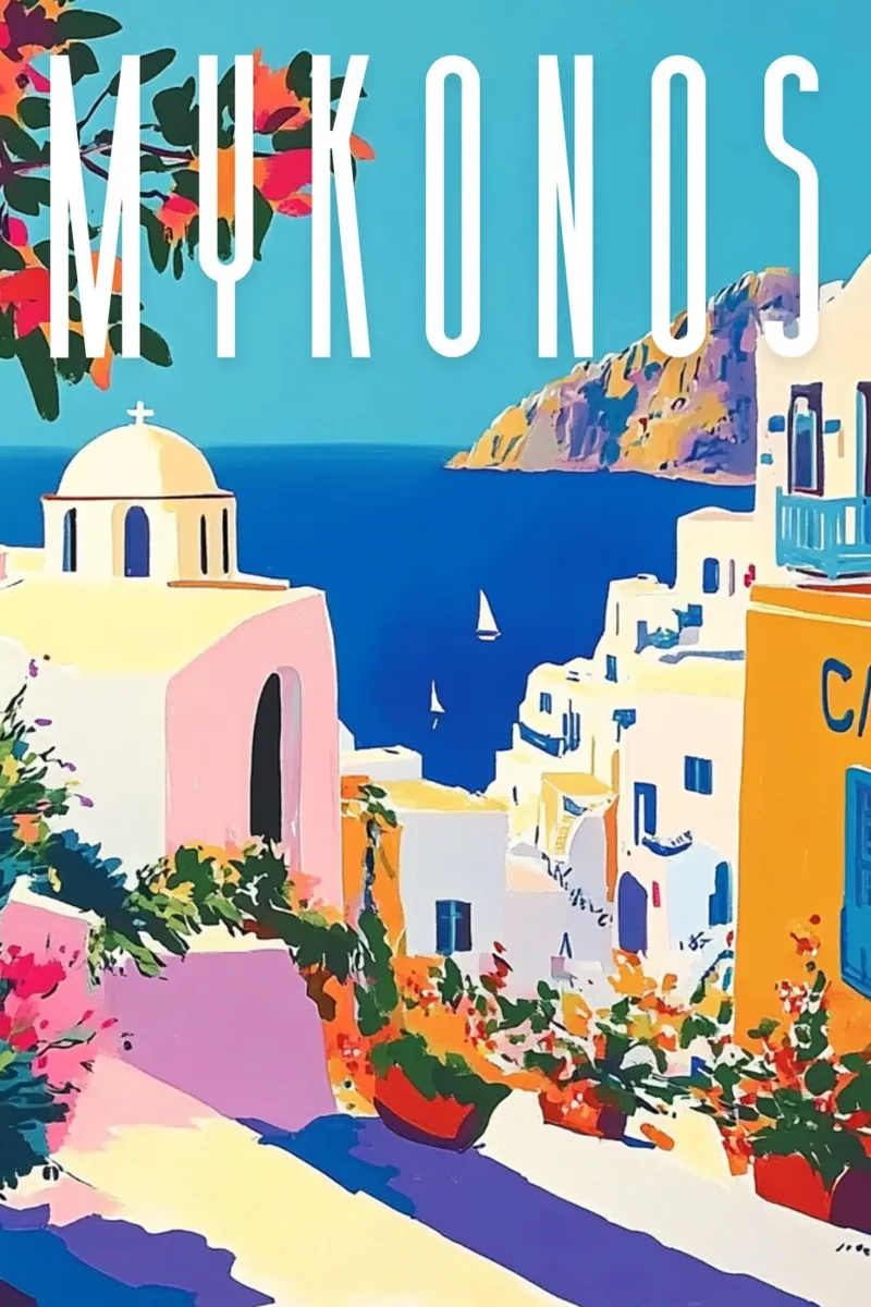 Mykonos tela con Cornice a cassetta da NORDLICHT DESIGNS