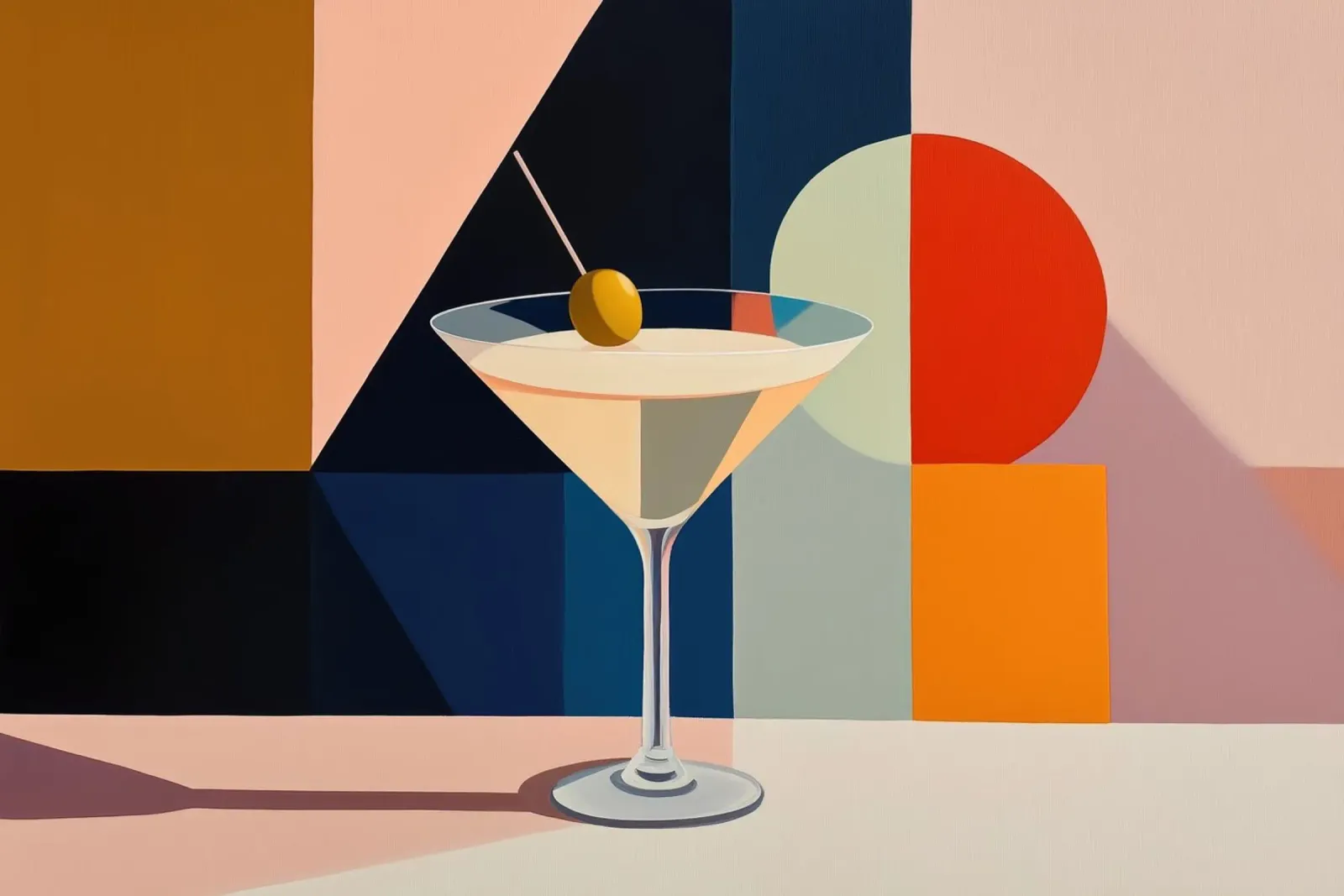 Cocktail Hour Glamour poster con telaio in plastica da Art Center