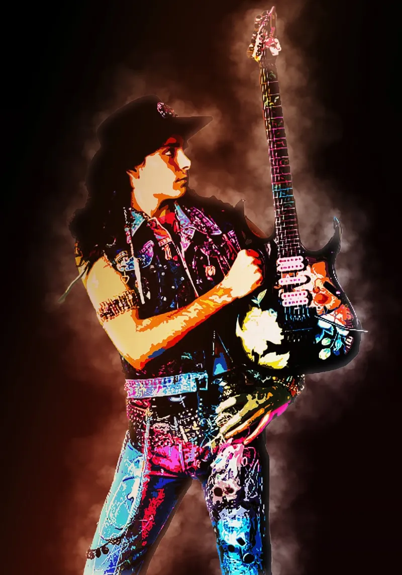 Arte di Steve Vai pellicola backlit da neonartroom