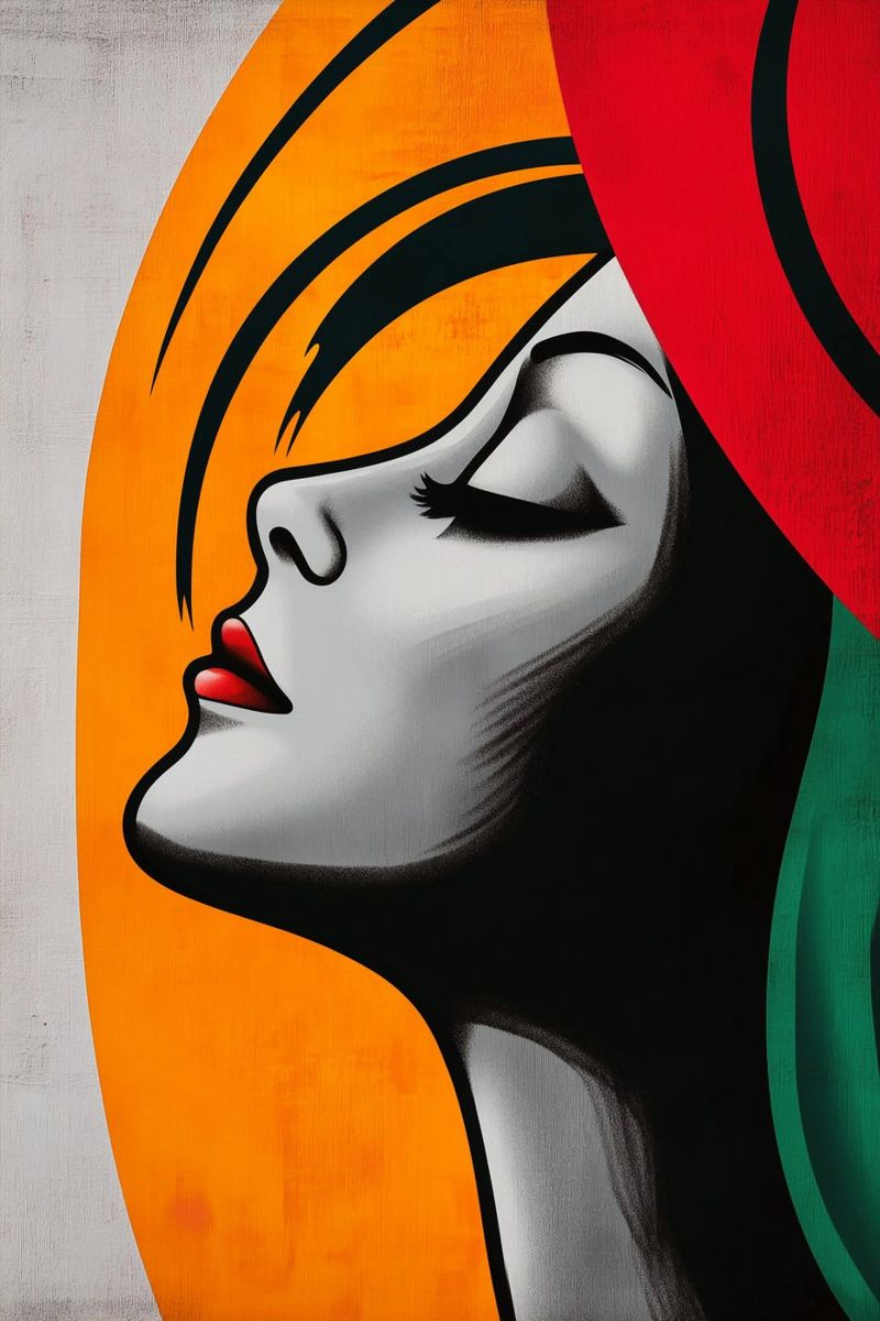 Whispers of colour in the wind poster by melipo-art