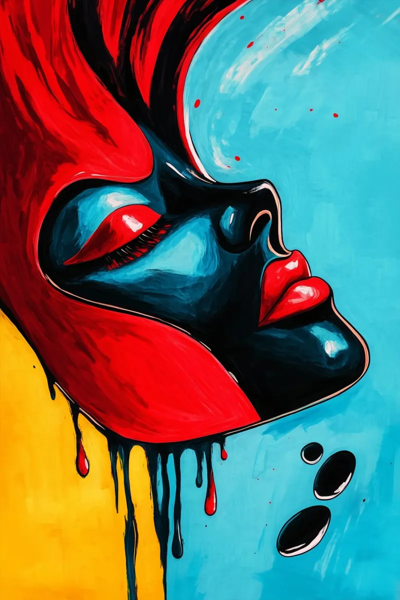 Lacrime di colore plexiglass da melipo-art