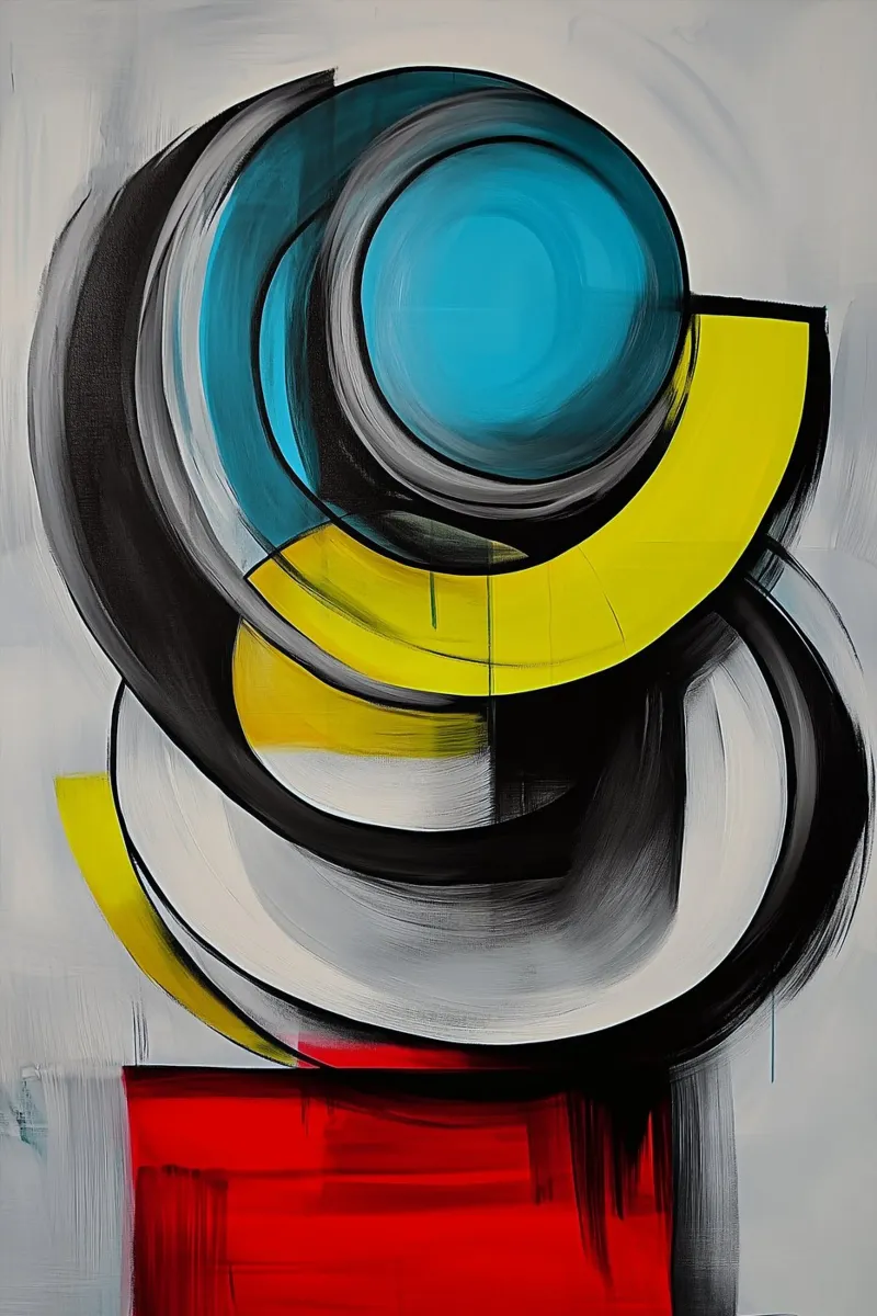 Il cerchio delle possibilità poster con telaio in plastica da melipo-art