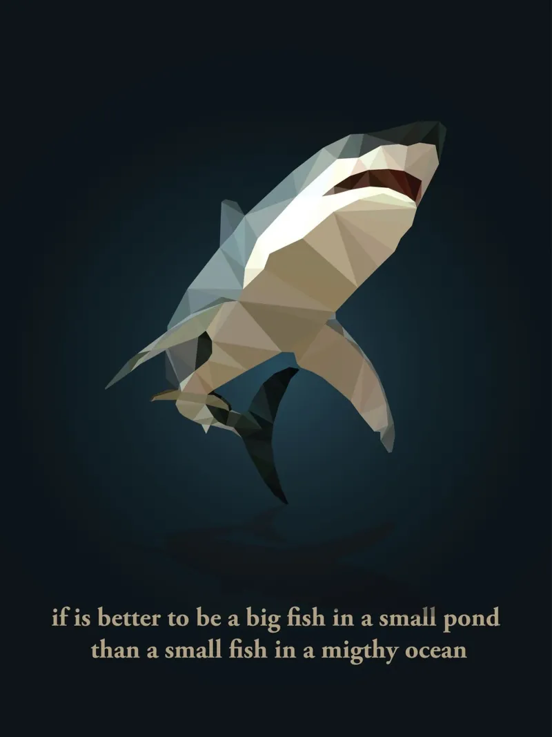 Motivational words pellicola backlit da Low poly art