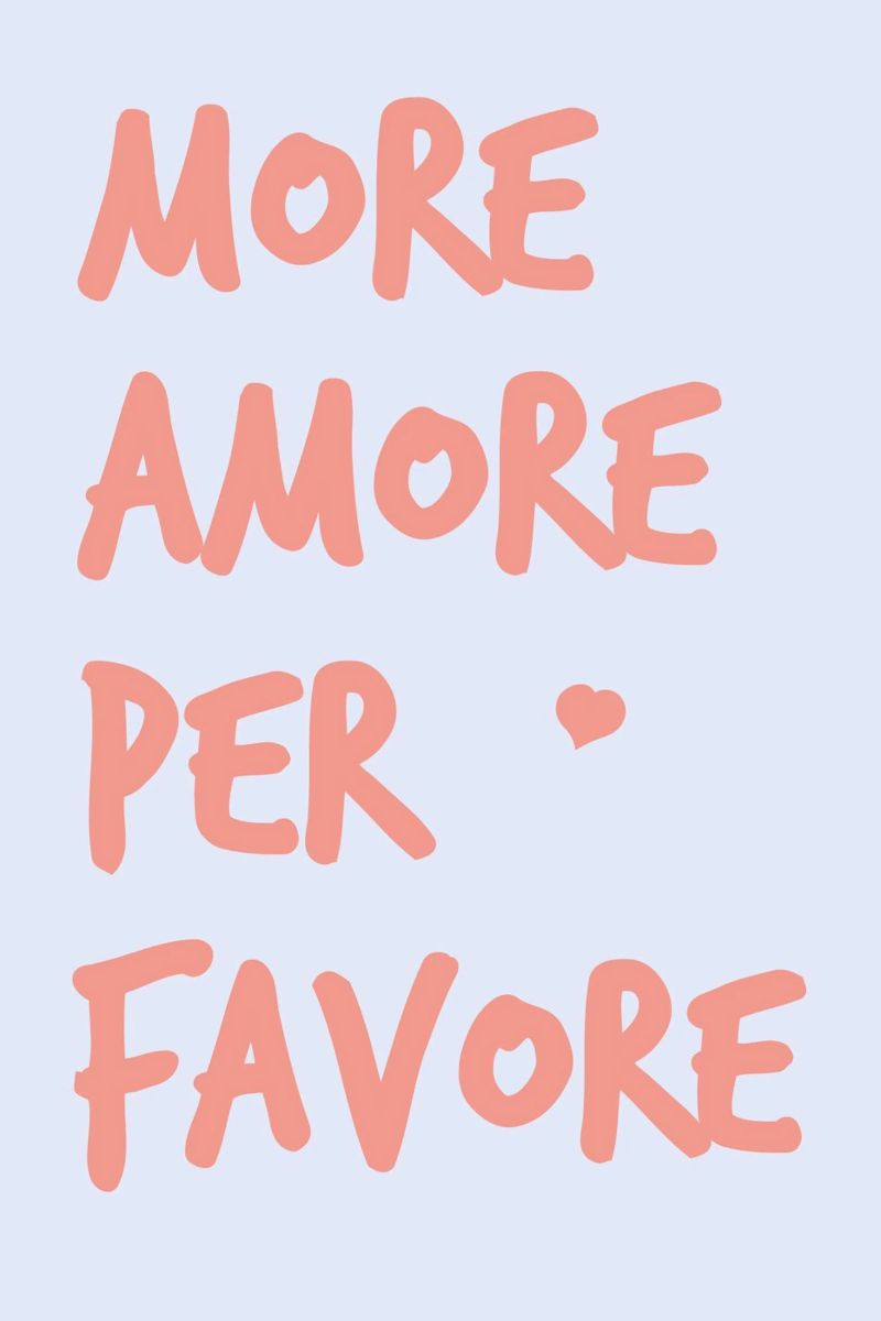 More Amore Per Favore pellicola backlit da pierosvisuals