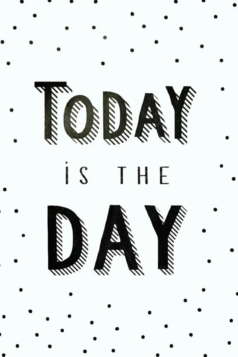 Today Is The Day carta hahnemühle da Kind of Style