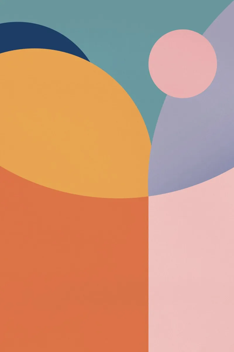 Illustrazione astratta - Bauhaus tela con Cornice a cassetta da pierosvisuals