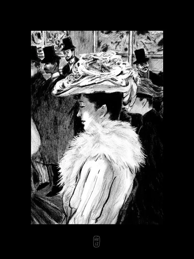 D'après Lautrec plexiglass da Humphrey VIDAL