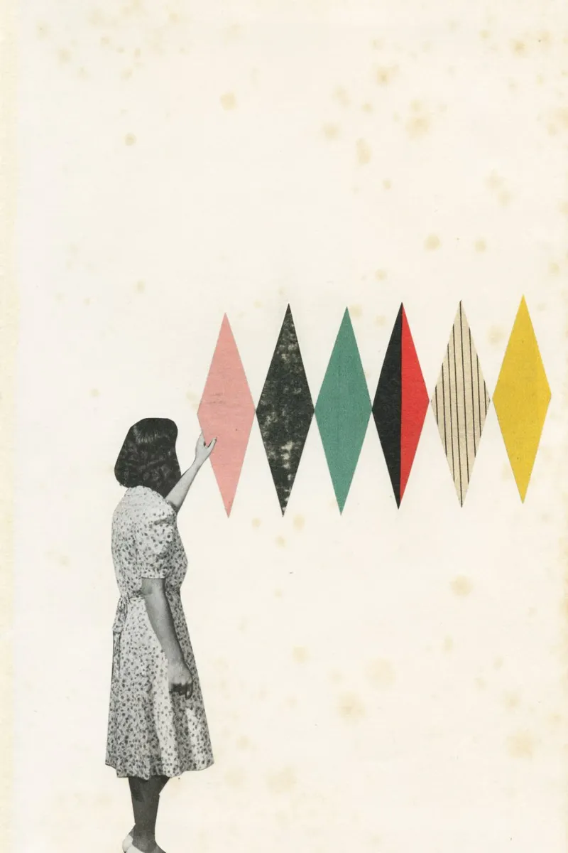L'artista poster con telaio in plastica da Cassia Beck Collage
